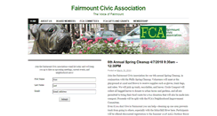 Desktop Screenshot of fairmountcivicassociation.org